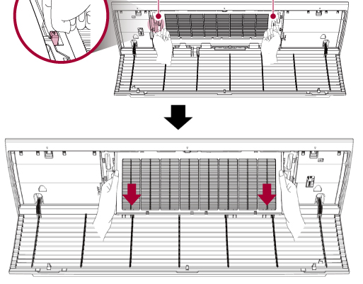 극초미세먼지 필터 분리