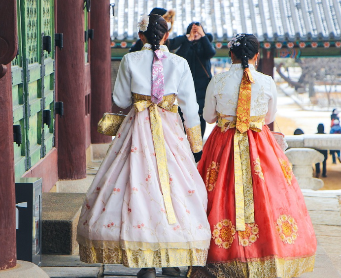 친구와 함께 경복궁